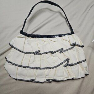 Ruffled handbag